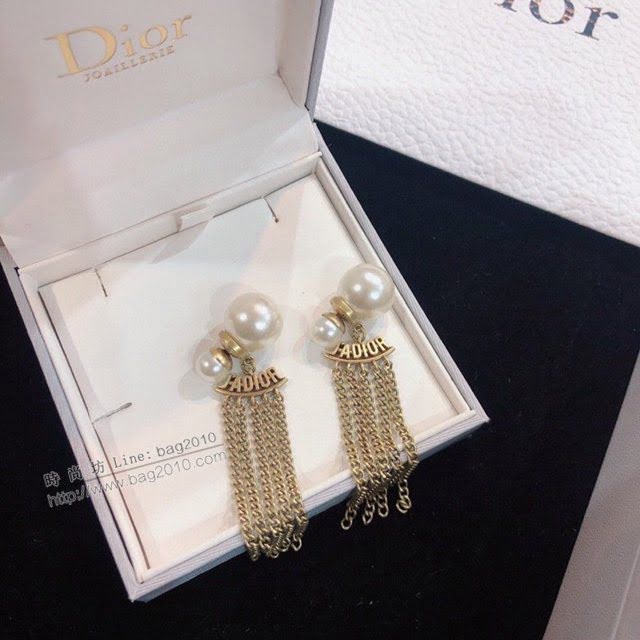 Dior飾品 迪奧經典熱銷新品JADIOR系列耳環 字母流蘇耳釘  zgd1035